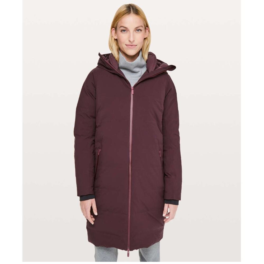 Lululemon Slush Hour Parka Cassis Size 6